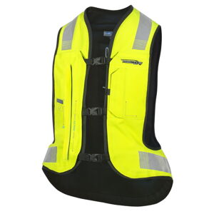 Airbagová vesta Helite e-Turtle HiVis žltá - XS