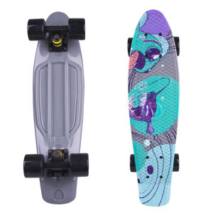 Pennyboard Fish Print 22" Black Fish