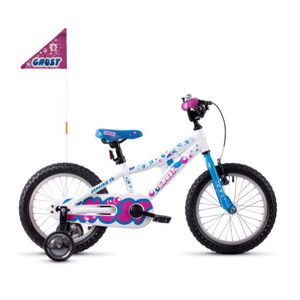 Detský bicykel Ghost Powerkid 16" White / Blue