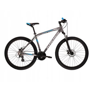 Horský bicykel Kross Hexagon 3.0 26" - model 2022 grafitová/modrá/šedá - XS (14")