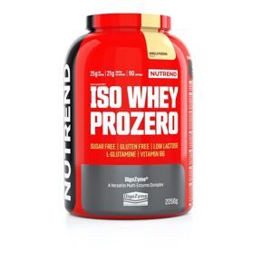 Práškový koncentrát Nutrend ISO WHEY Prozero 2250 g pudingová vanilka