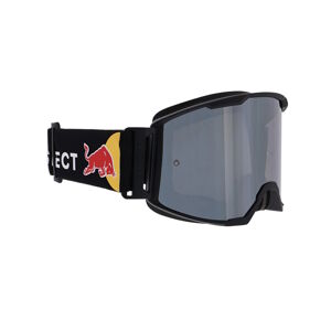 Motokrosové okuliare RedBull Spect Strive Panovision, čierne matné, plexi strieborné zrkadlové