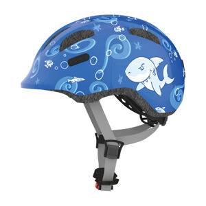 Detská cyklo prilba Abus Smiley 2.0 Blue Sharky - S (45-50)