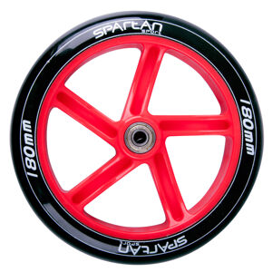 Predné koliesko Spartan 230x33mm ABEC 7 pre kolobežku Jumbo 2 čierno-červená