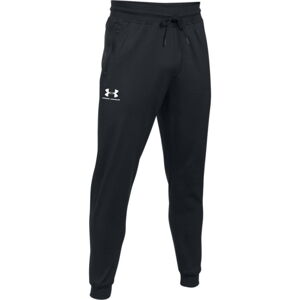 Pánske tepláky Under Armour Sportstyle Jogger Black/White - XXL