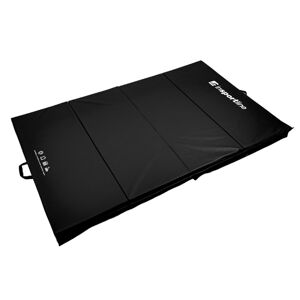 Skladacia gymnastická žinenka inSPORTline Kvadfold 200x120x5 cm čierna